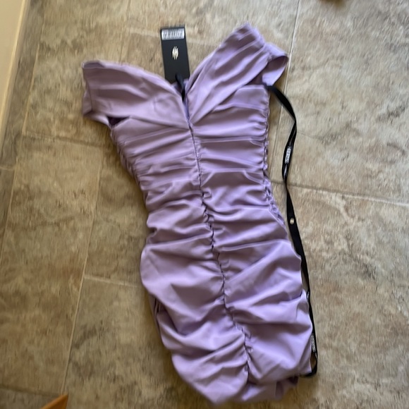 Heiress Beverly Hills woman’s lilac corset dress bodycon tight fit size xs -xxs - Picture 4 of 11
